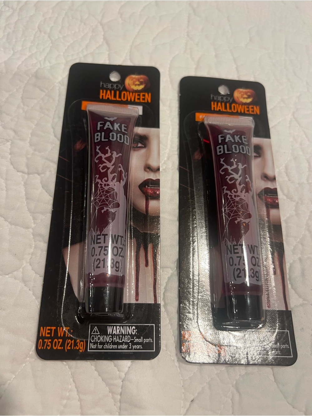 Happy Halloween Fake Blood 0.75 Oz Each / Lot Of 2 - Vampire